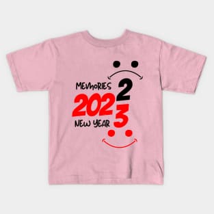 Happy new year 2023, memories of 2022 Kids T-Shirt